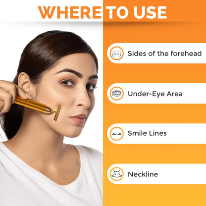 ELORÉ™ – Eternal Glow with 24K Gold Electric Massager