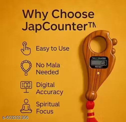DivyaMantra™ – Pure Tulsi Jaap Counter